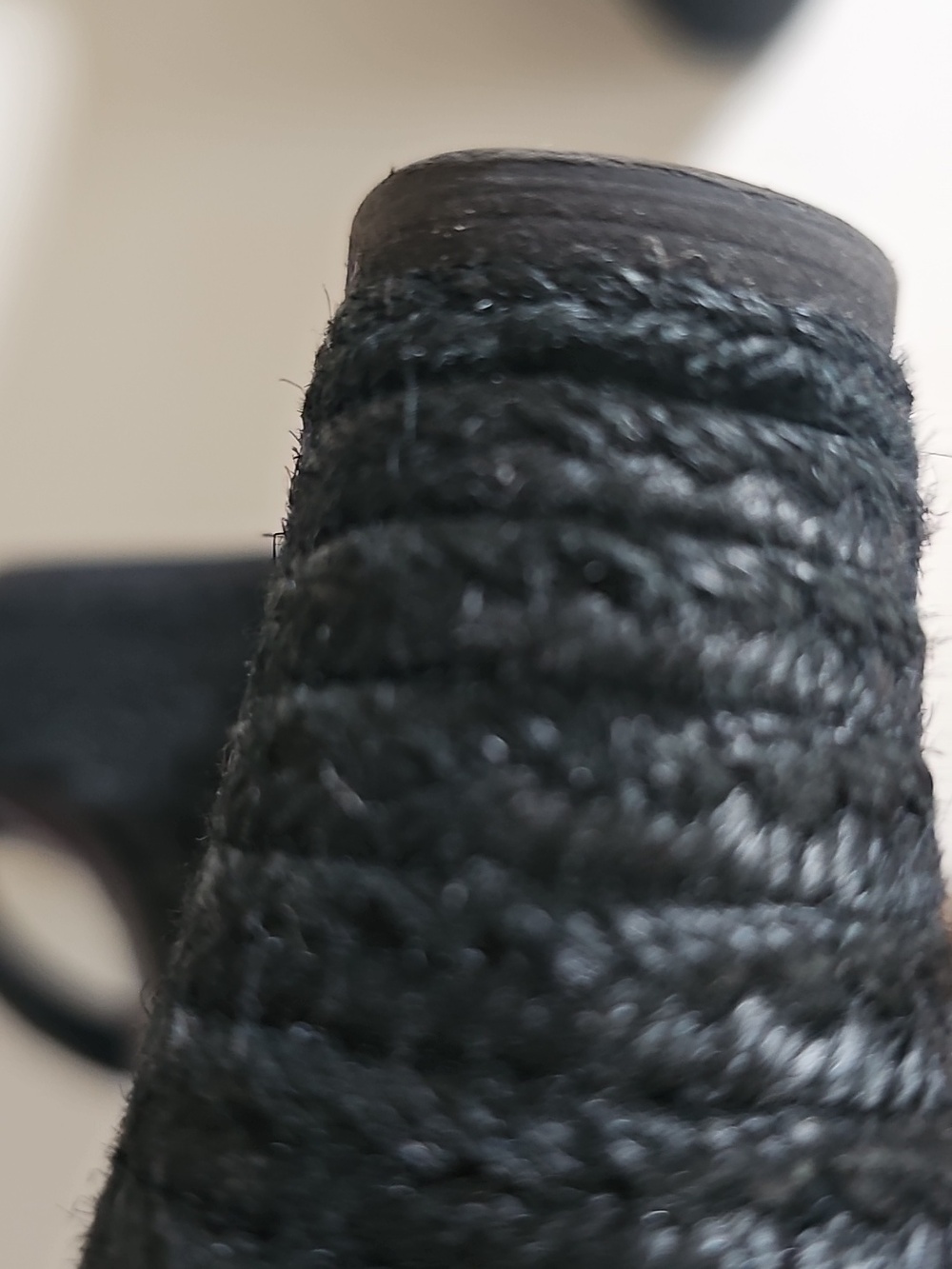 Burberry Beige/Black Check Leather and Canvas Espadrille Wedge Sandals Size 39.5 - Picture 10 of 10